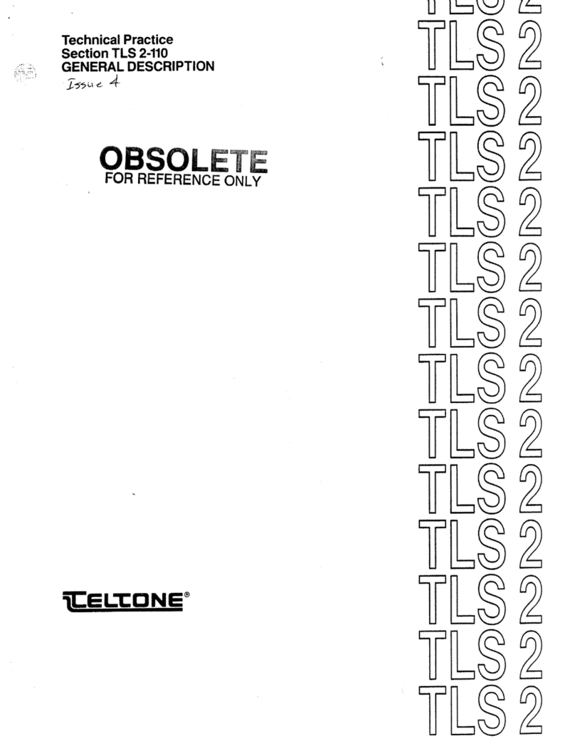Teltone TLS-2 Instructions for use