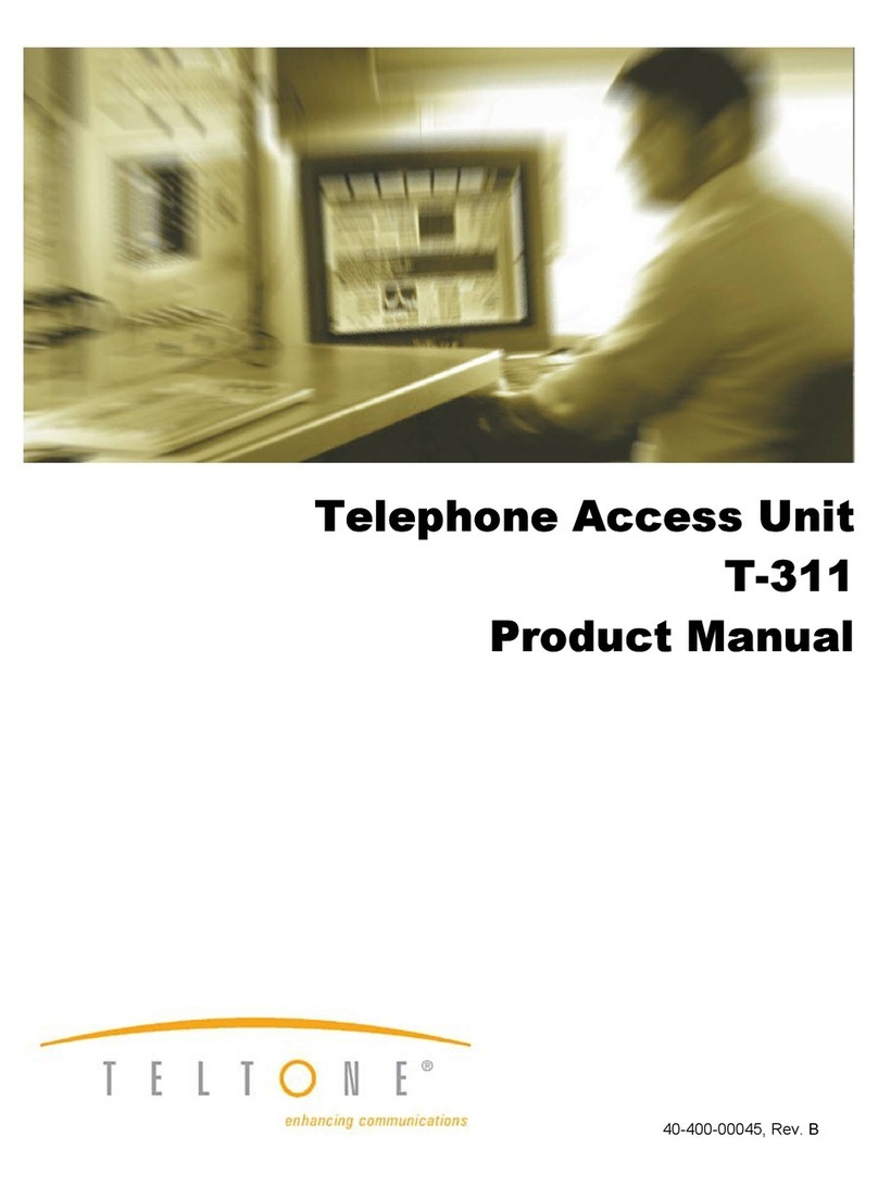 Teltone T-311 product manual