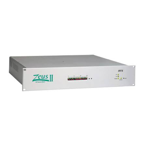 RTS Zeus User manual