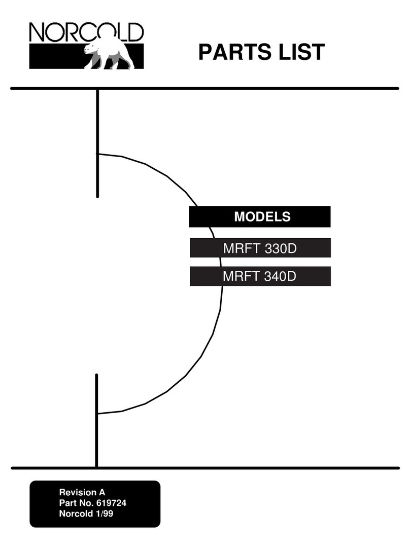 Norcold MRFT330D User manual Norcold MRFT330D User manual