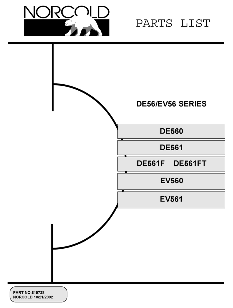 Norcold DE-560 parts list