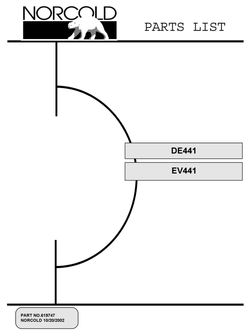 Norcold DE-441 User manual