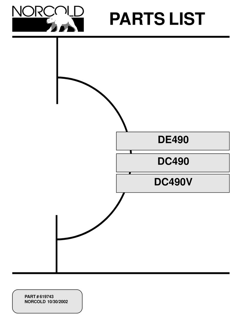 Norcold DC-490 User manual Norcold DC-490 User manual