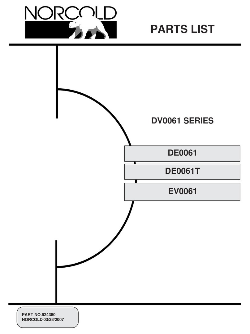 Norcold DE-0061 User manual