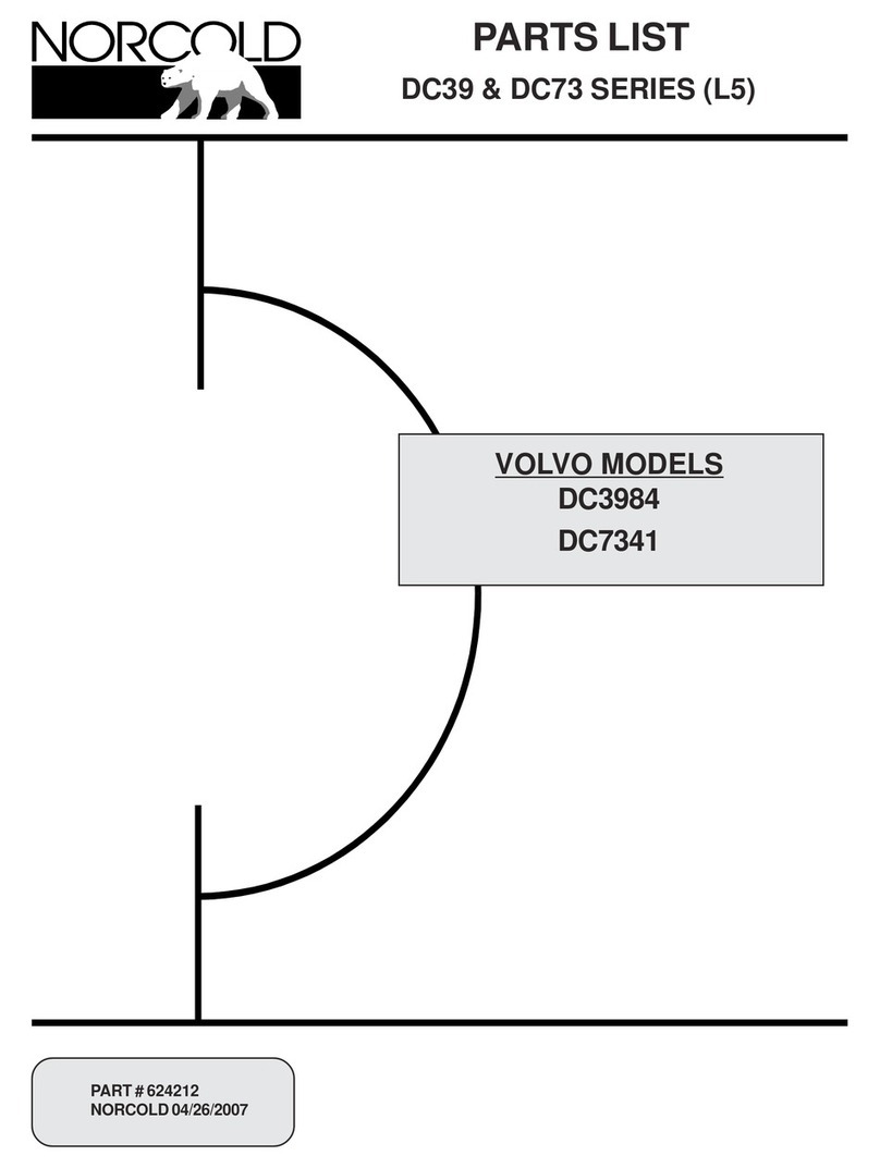 Norcold DC-3984 User manual