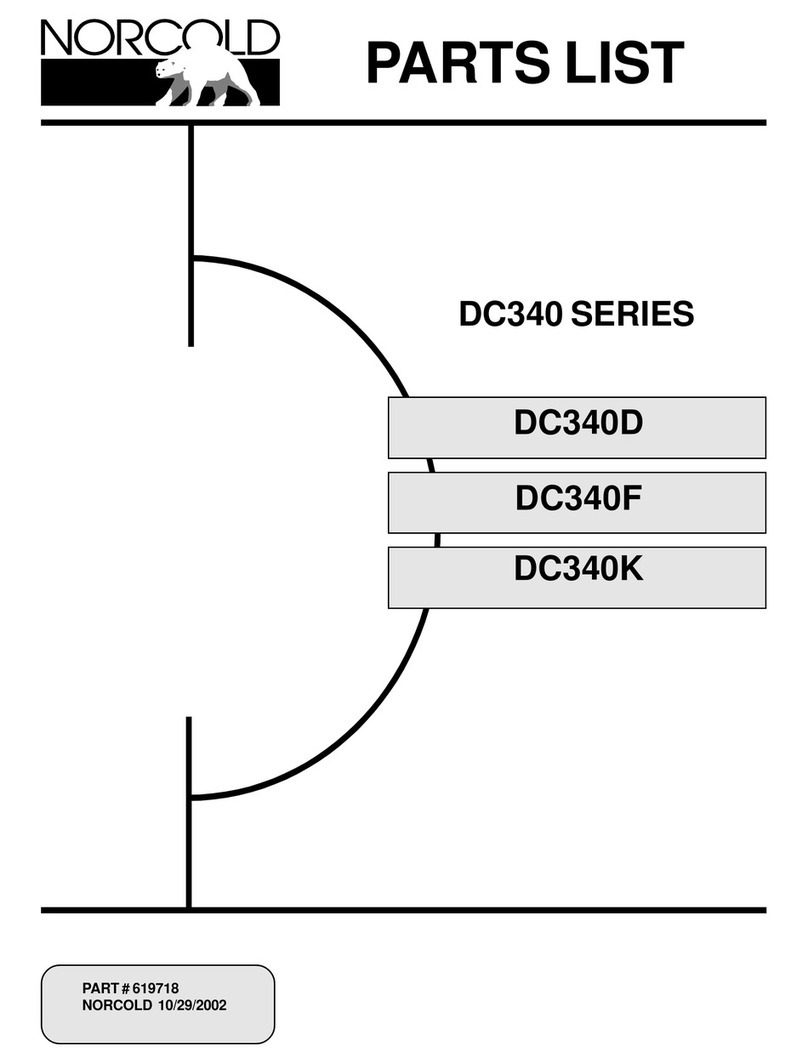 Norcold DC-340D User manual