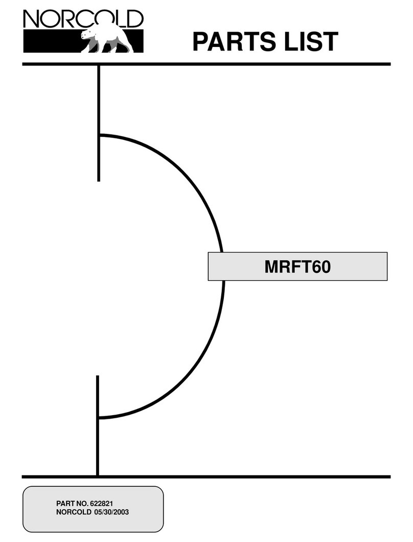 Norcold MRFT60 User manual