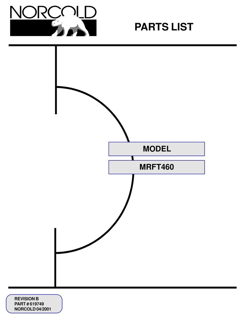 Norcold MRFT460 User manual