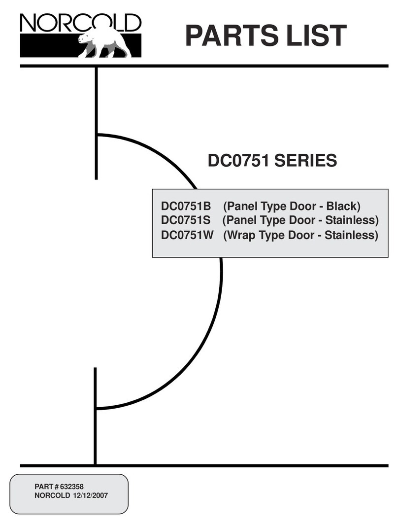 Norcold DC-0751 parts list