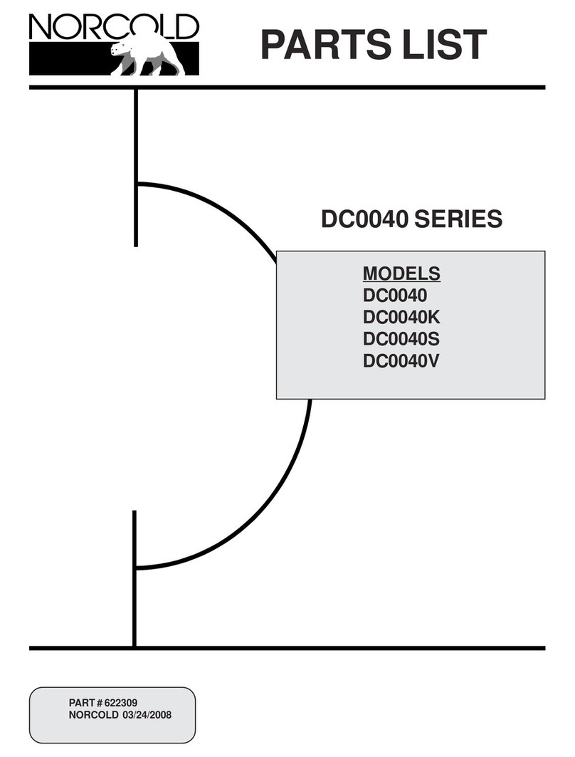 Norcold DC-0040 User manual