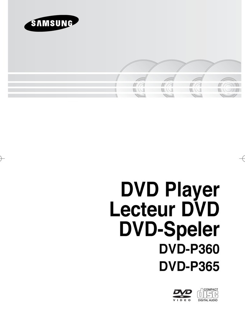 Samsung DVD-P360H User manual