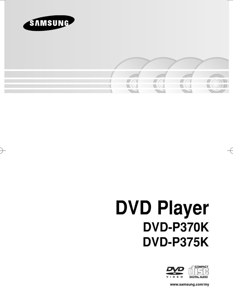 Samsung DVD-P370K user guide