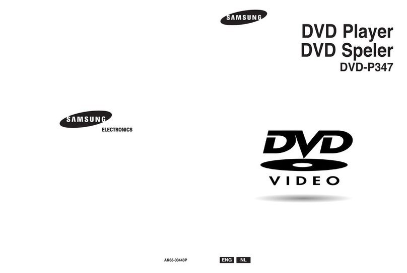 Samsung DVD-P347 User manual