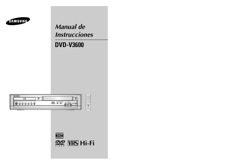 Samsung DVD-V3600 instruction manual