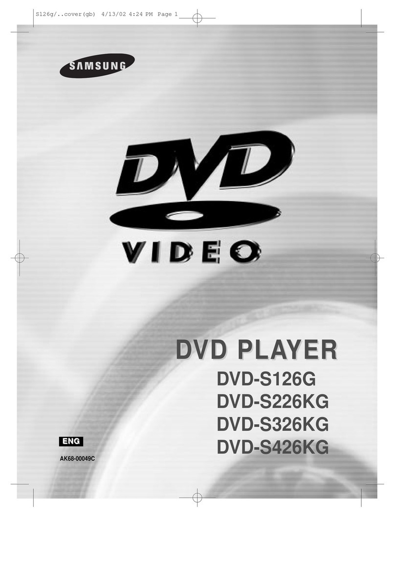 Samsung DVD-S126G User manual