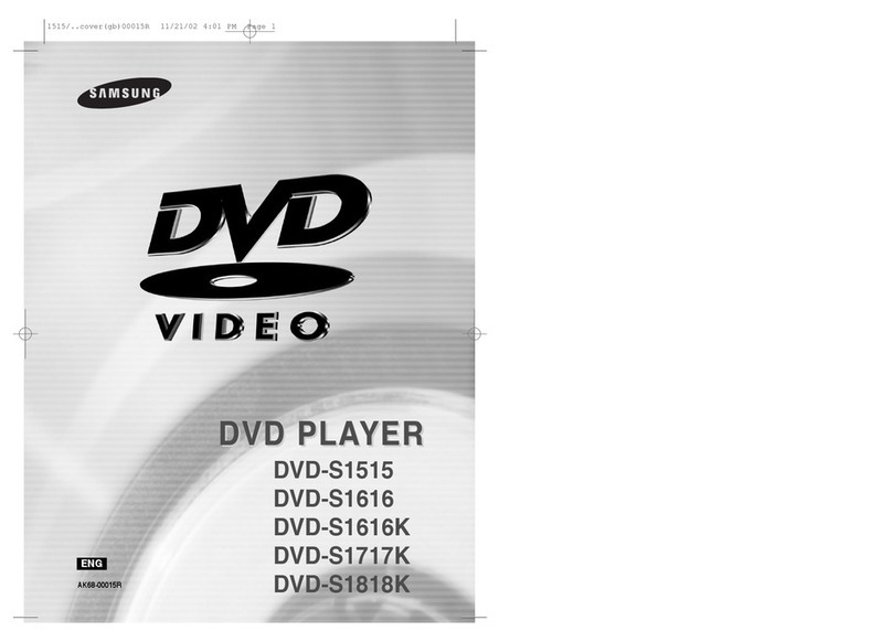 Samsung DVD-S1515 User manual