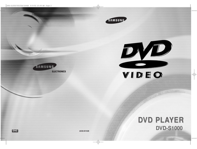 Samsung DVD-S1000 User manual