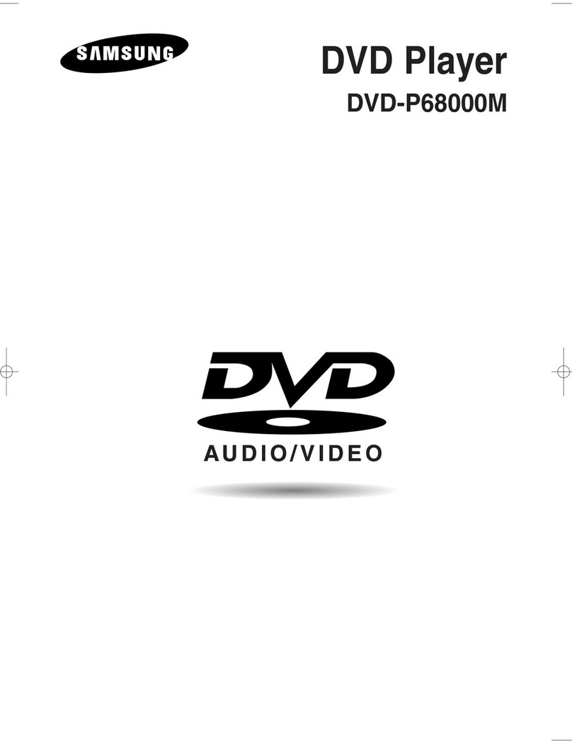 Samsung DVD-P68000M User manual