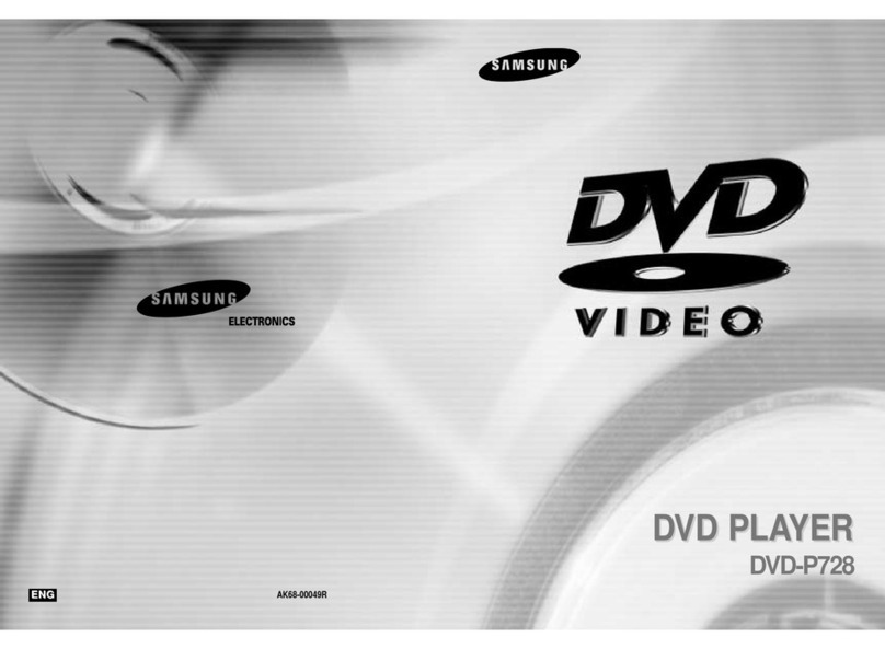 Samsung DVD-P728 User manual