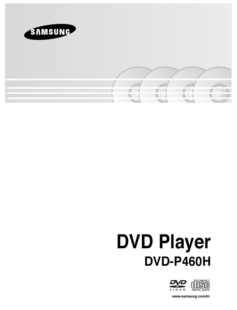 Samsung DVD-P460H User manual