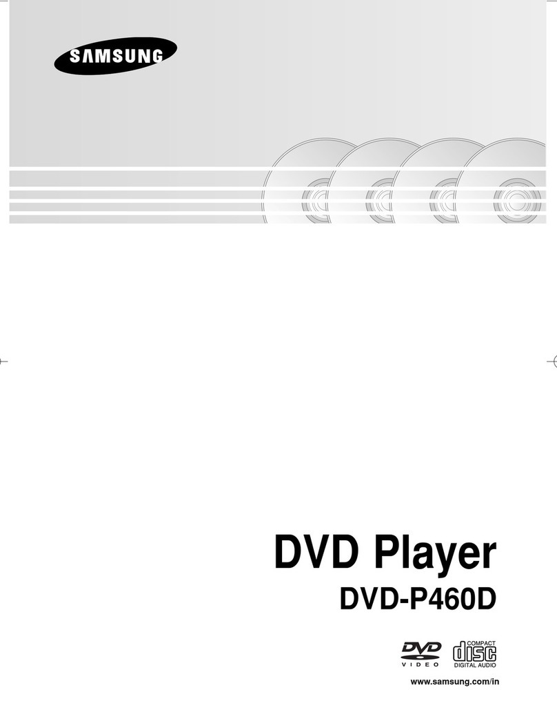 Samsung DVD-P460D user guide