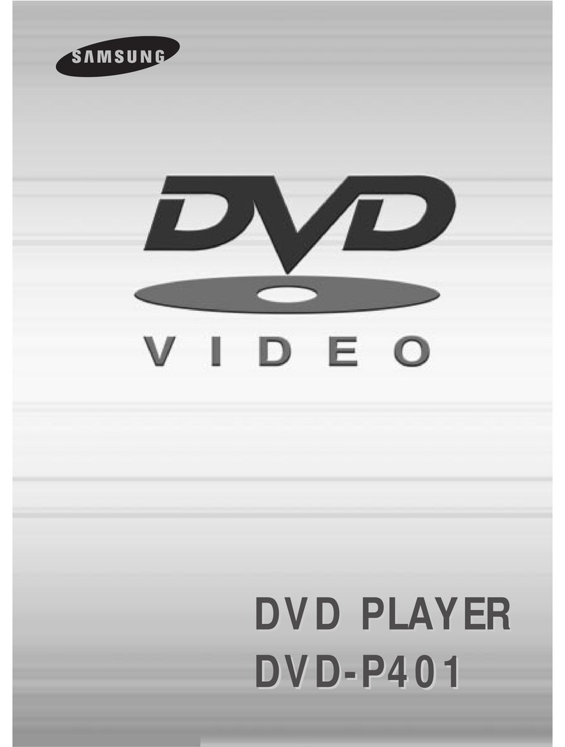 Samsung DVD-P401 User manual
