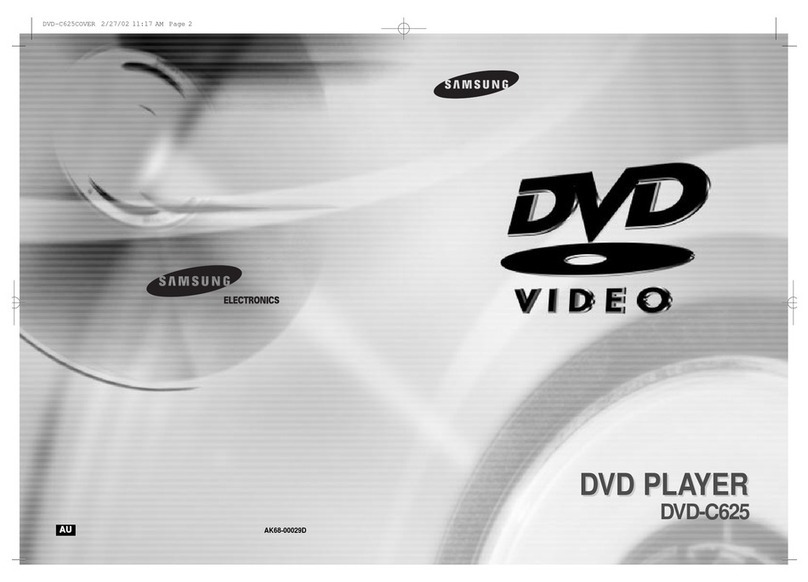 Samsung DVD-C625 user guide