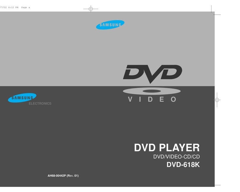 Samsung DVD-618K User manual