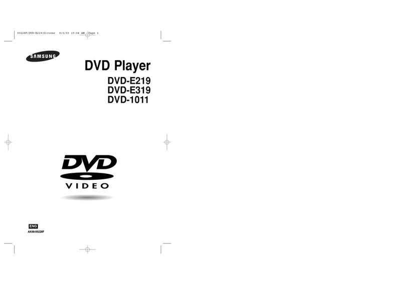 Samsung DVD-1011 User manual