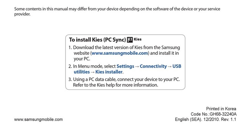 Samsung Wave II User manual Samsung Wave II User manual