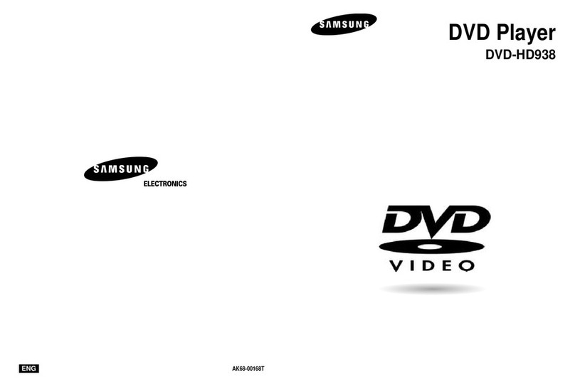 Samsung DVD-HD938 User manual