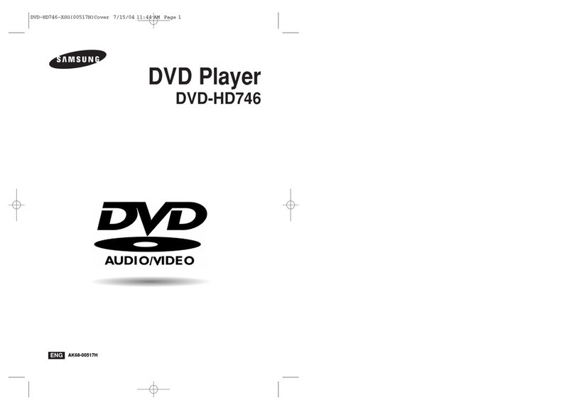 Samsung DVD-HD746 User manual