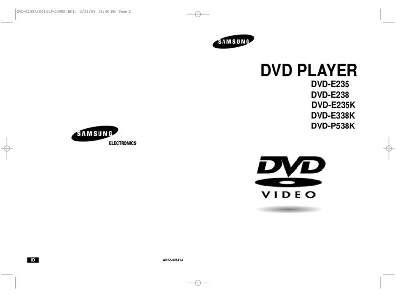 Samsung DVD-E235 user guide