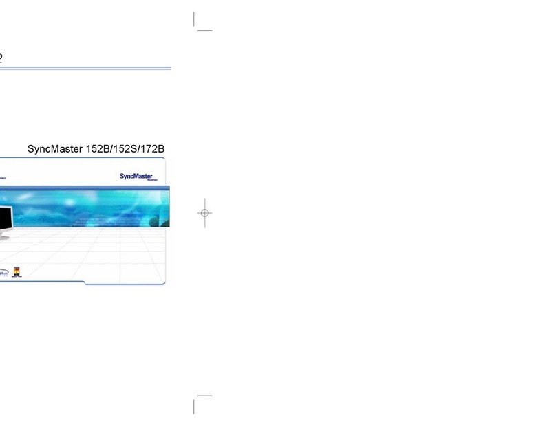 Samsung SyncMaster 152 B User manual