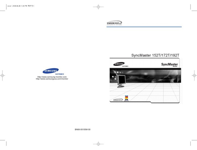 Samsung SyncMaster 152T User manual