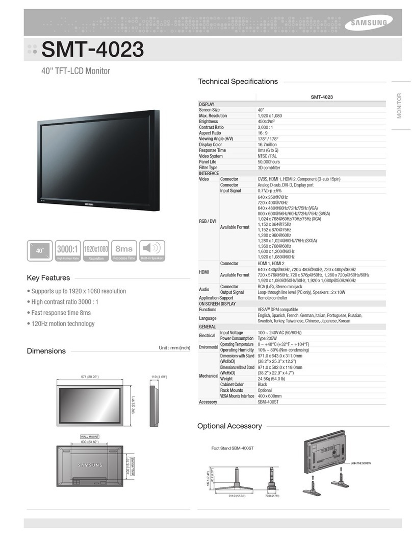 Samsung SMT-4023 User manual