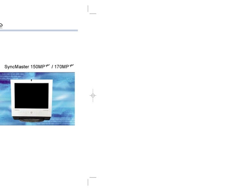 Samsung SyncMaster 150MP PLUS User manual