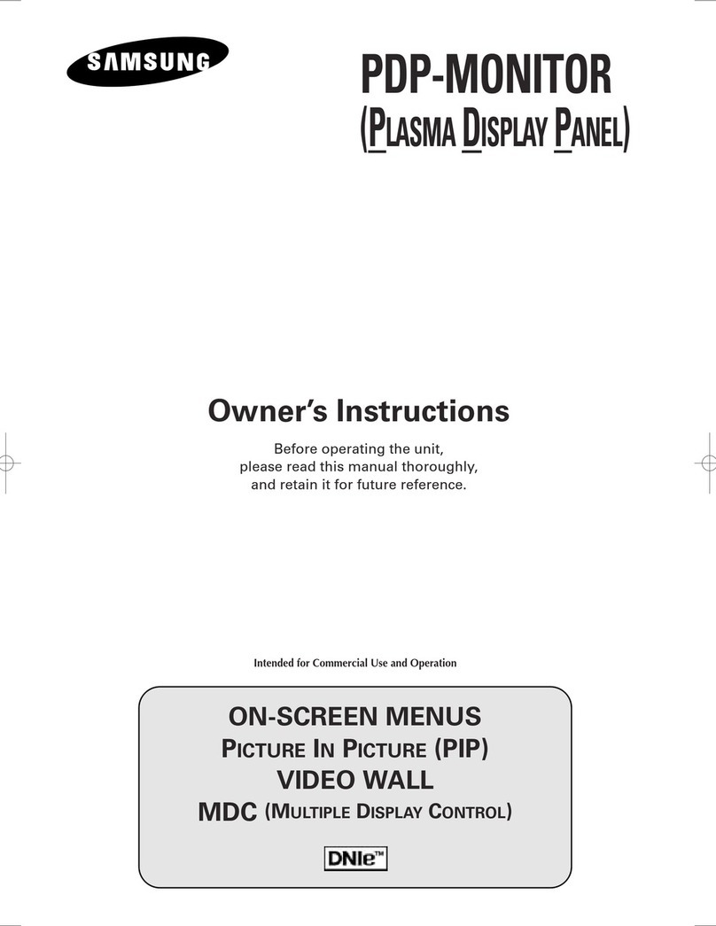 Samsung PPM 42H3 User manual