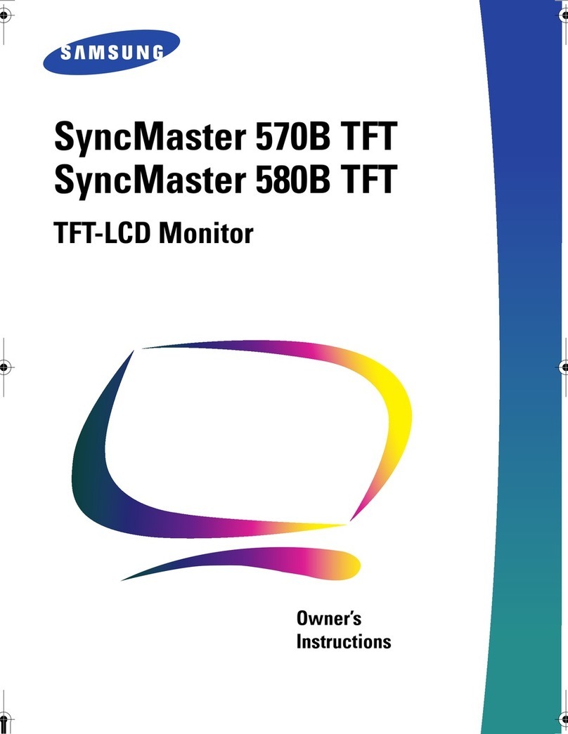 Samsung SyncMaster 570B User manual Samsung SyncMaster 570B User manual