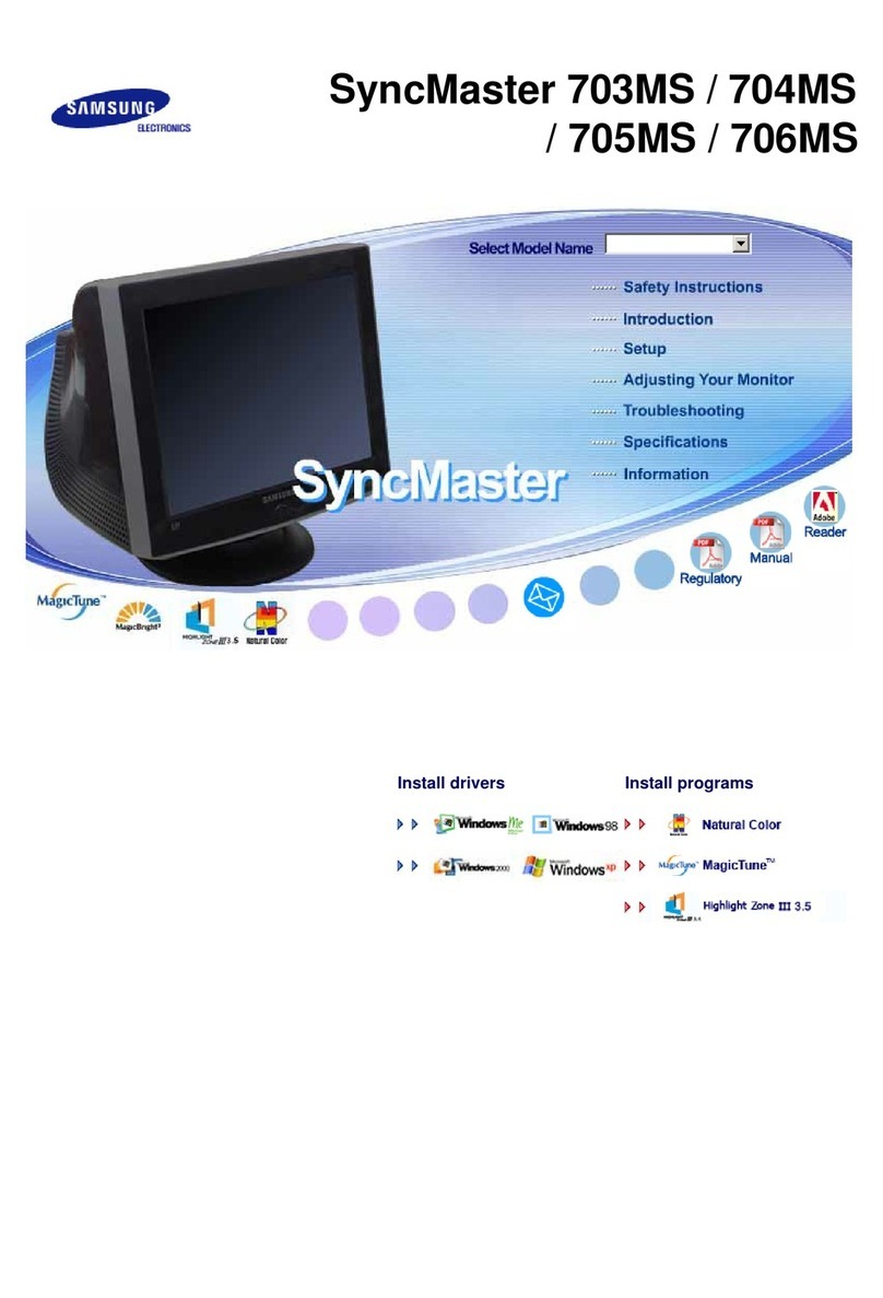 Samsung SyncMaster 703MS User manual