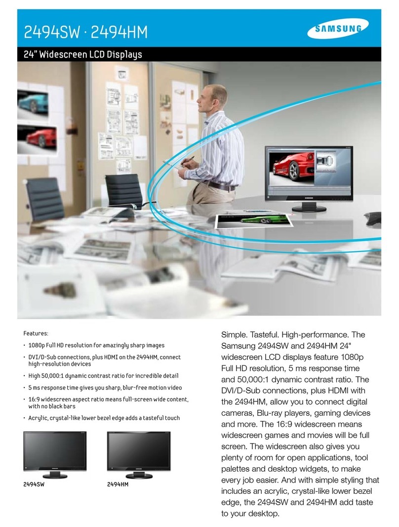 Samsung SyncMaster 2494HM User manual