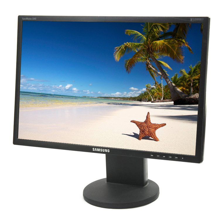 Samsung 2243BWT - SyncMaster - 22" LCD Monitor User manual