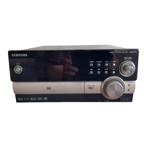 Samsung MM-DT10 User manual