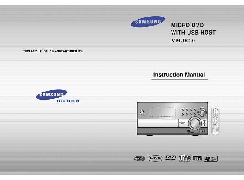 Samsung MM-DC10 instruction manual