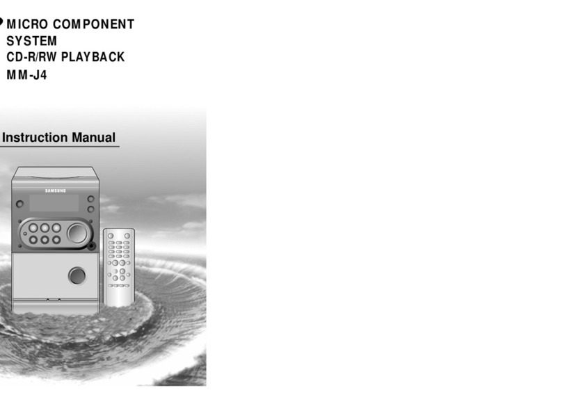 Samsung MM-J4 User manual