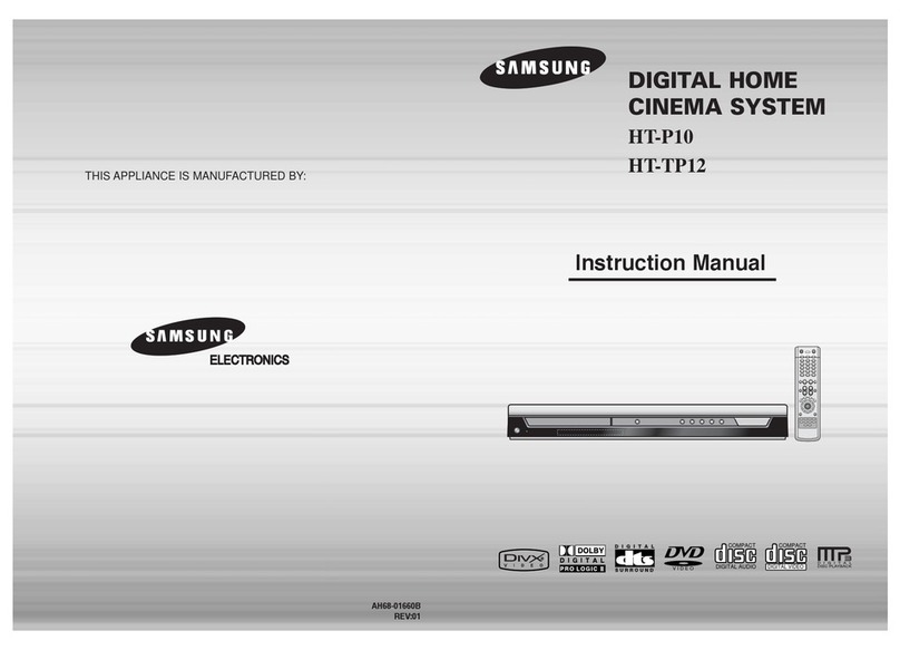 Samsung HT-P10 User manual