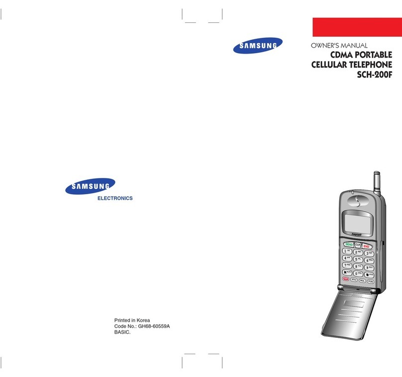 Samsung SCH-200 User manual