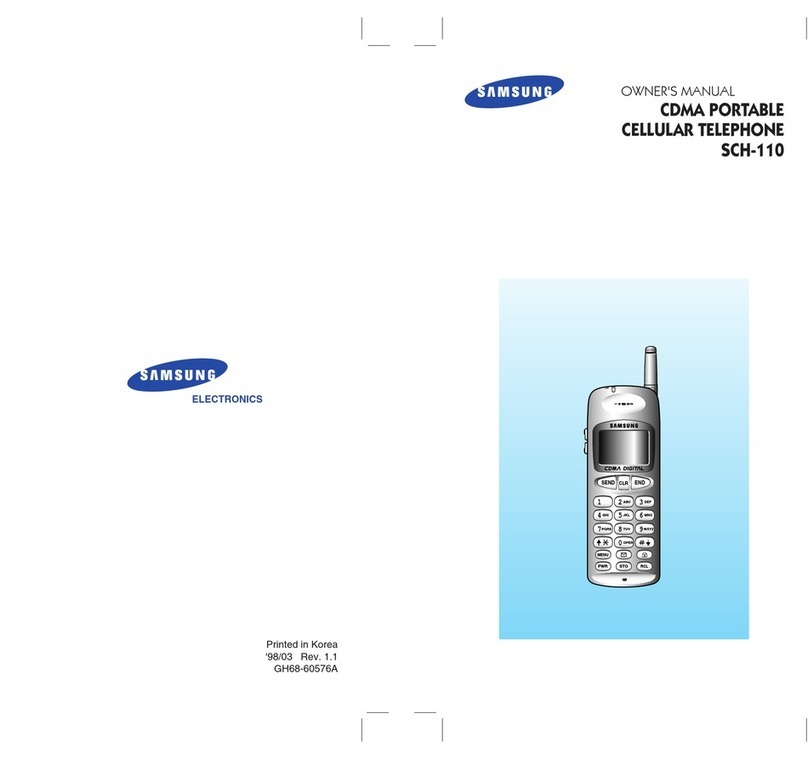 Samsung SCH-110 User manual Samsung SCH-110 User manual
