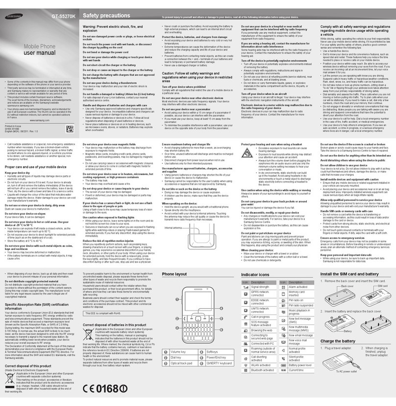 Samsung GT-S5270L User manual