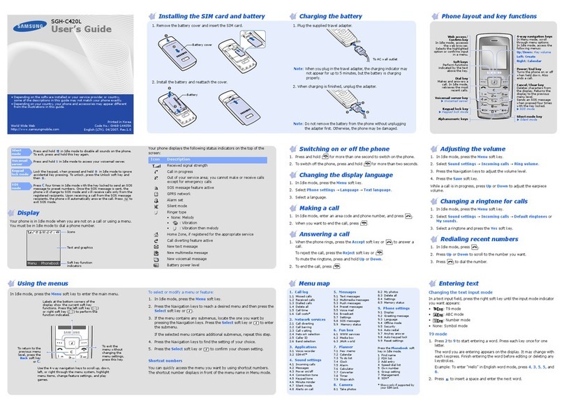Samsung SGH-C420L User manual
